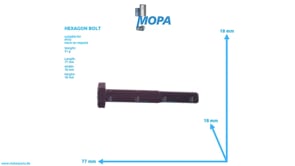 SECHSKANTSCHRAUBE - 000931010236 passend für MTU Motoren