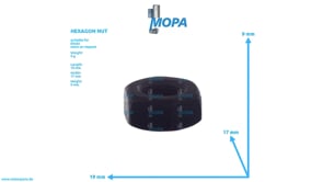 HEXAGON NUT - 01112852 suitable for Deutz engines