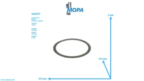 GASKET - 01157968 suitable for Deutz engines
