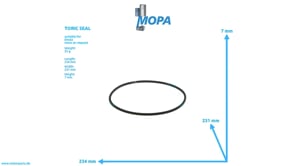 TORIC SEAL - 01163904 suitable for Deutz engines