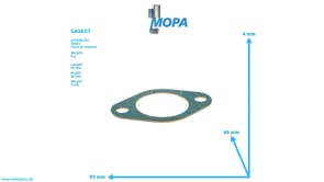 GASKET - 01151301 suitable for Deutz engines