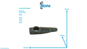 PLUG-IN FLANGE - 02039270 suitable for MWM & Deutz engines