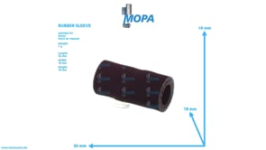RUBBER SLEEVE - 01163560 suitable for Deutz engines
