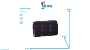 RUBBER SLEEVE - 01174426 suitable for MWM & Deutz engines