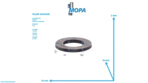 PLAIN WASHER - 01178704 suitable for Deutz engines