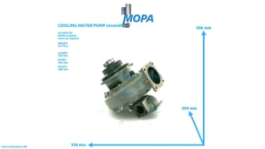 KUEHLWASSERPUMPE recondit. - 04093770RECON passend für MWM & Deutz Motoren
