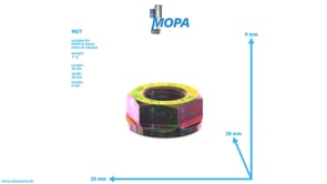 NUT - 01321149 suitable for MWM & Deutz engines