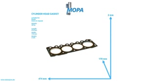 CYLINDER HEAD GASKET - 04271633 suitable for Deutz engines
