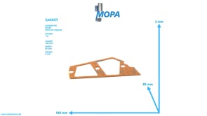 GASKET - 02230313 suitable for Deutz engines