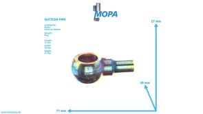 SUCTION PIPE - 02403738 suitable for Deutz engines
