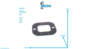 GASKET - 02929196 suitable for MWM & Deutz engines