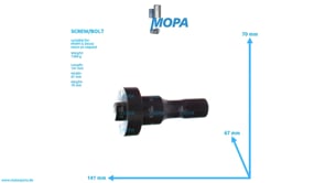SCREW/BOLT - 04046089 suitable for MWM & Deutz engines