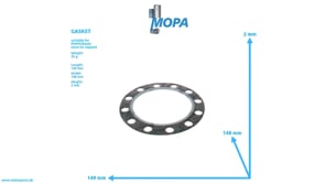 DICHTUNG - 04054667 passend für MWM & Deutz Motoren