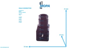 MALE CONNECTOR - 04191066 suitable for Deutz engines
