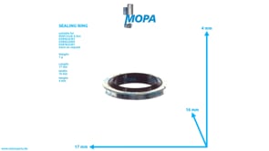 SEALING RING - 06566310104 suitable for MAN D engines