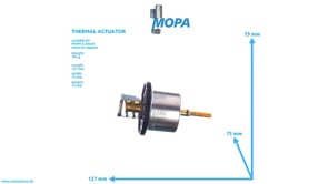 THERMAL ACTUATOR - 12302586 suitable for MWM & Deutz engines