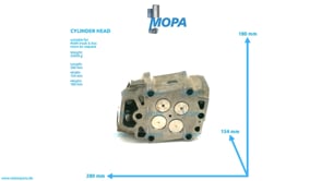 CYLINDER HEAD - 51031006961 suitable for MAN D-engines