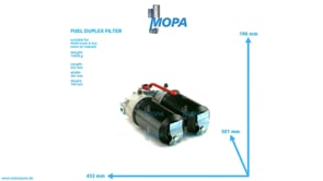 TWIN OIL FILTER - 51055017207 suitable for MAN D engines TWIN OIL FILTER - 51055017207 suitable for MAN D engines