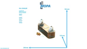 OIL COOLER - 51056010121 suitable for MAN D engines