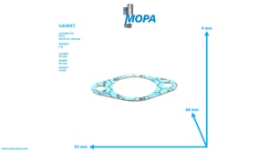 GASKET - 271511050000 suitable for MTU engines