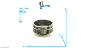 V-BELT PULLEY - 51066060090 suitable for MAN D-engines