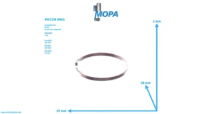 PISTON RING - 5090850060 suitable for MTU engines PISTON RING - 5090850060 suitable for MTU engines