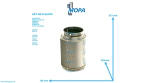 WET AIR CLEANER - 51083010012 suitable for MAN D engines