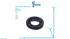 TIMING GEAR - CRANKSHAFT - 51021156076 suitable for MAN D-engines TIMING GEAR - CRANKSHAFT - 51021156076 suitable for MAN D-engines