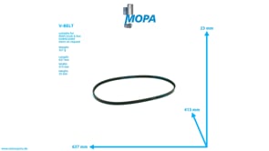 V-BELT - 51968200300 suitable for MAN D engines