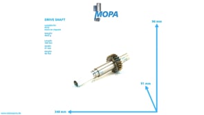 DRIVE SHAFT - 5502001302 suitable for MTU engines DRIVE SHAFT - 5502001302 suitable for MTU engines
