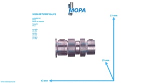 NON-RETURN VALVE - 5590900375 suitable for MTU engines NON-RETURN VALVE - 5590900375 suitable for MTU engines