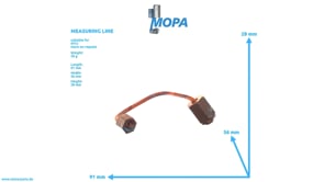 MESSLEITUNG - 5805400360 passend für MTU Motoren