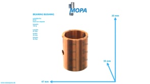 BEARING BUSHING - 5840750050 suitable for MTU engines