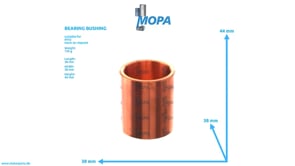 BEARING BUSHING - 5841810550 suitable for MTU engines