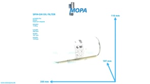 SPIN-ON OIL FILTER - 01174477 suitable for Deutz engines