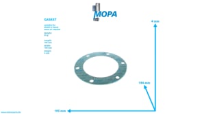 DICHTUNG - 02929231 passend für MWM & Deutz Motoren