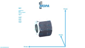 NUT - 000000006237 suitable for MTU engines