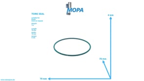 TORIC SEAL - 01181507 suitable for Deutz engines