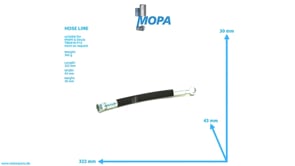 HOSE LINE - 15083989 suitable for MWM & Deutz engines