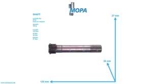 SHAFT - 03222893 suitable for MTU engines