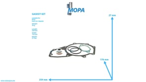 GASKET SET - 4222000901 suitable for MTU engines