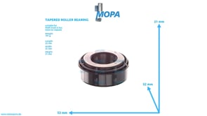 TAPERED ROLLER BEARING - 06324990119 suitable for MAN D-engines