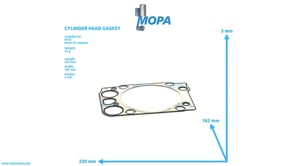 ZYLINDERKOPFDICHTUNG - 5410161120 passend für MTU Motoren