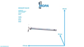EXHAUST VALVE - 468303 suitable for Volvo/Volvo Penta engines