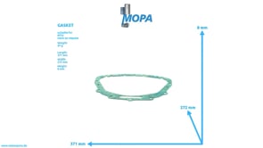 GASKET - 5840983780 suitable for MTU engines