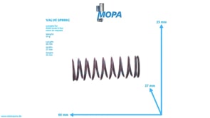 VALVE SPRING - 51041020144 suitable for MAN D engines