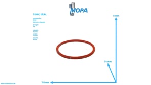 TORIC SEAL - 700429065001 suitable for MTU engines TORIC SEAL - 700429065001 suitable for MTU engines