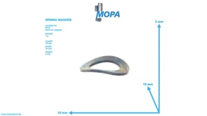 FEDERSCHEIBE - 000137010103 passend für MTU Motoren