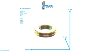 PLAIN WASHER - 01149187 suitable for Deutz engines
