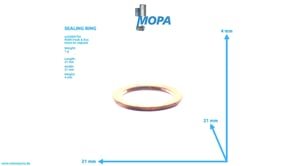 SEALING RING - 06561900706 suitable for MAN D-engines